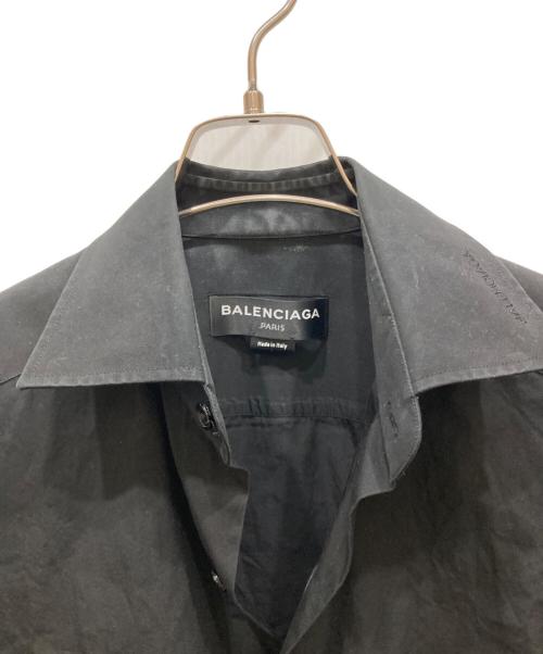 BALENCIAGA（バレンシアガ）BALENCIAGA (バレンシアガ) boxer shirt ブラック サイズ:SIZE 38の古着・服飾アイテム