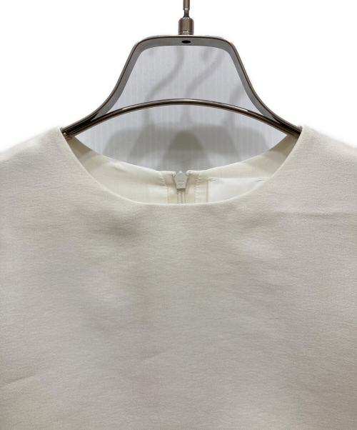 YORI（ヨリ）YORI (ヨリ) シルキーホイップブラウス アイボリー サイズ:SIZE 34の古着・服飾アイテム