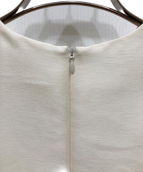 YORI（ヨリ）YORI (ヨリ) シルキーホイップブラウス アイボリー サイズ:SIZE 34の古着・服飾アイテム