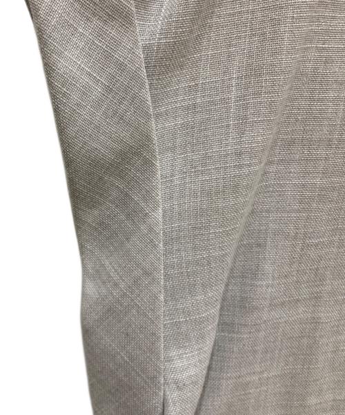 ANAYI（アナイ）ANAYI (アナイ) カラミリネンライクフレンチスリーブ ジャケット グレー サイズ:SIZE 38の古着・服飾アイテム