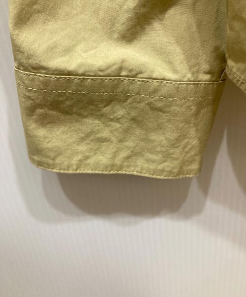maison kitsune（メゾンキツネ）MAISON KITSUNE (メゾンキツネ) ボールドフォックスヘッドリラックスド シャツ イエロー サイズ:SIZE Lの古着・服飾アイテム