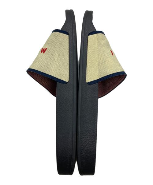 MARNI（マルニ）MARNI (マルニ) ジャガードロゴラバーサンダル ブラック サイズ:SIZE　43の古着・服飾アイテム