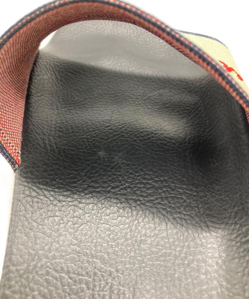 MARNI（マルニ）MARNI (マルニ) ジャガードロゴラバーサンダル ブラック サイズ:SIZE　43の古着・服飾アイテム