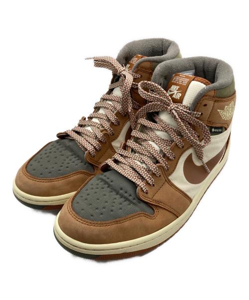 NIKE（ナイキ）NIKE (ナイキ) Air Jordan 1 Element GORE-TEX ブラウン×カーキ サイズ:27.5cmの古着・服飾アイテム
