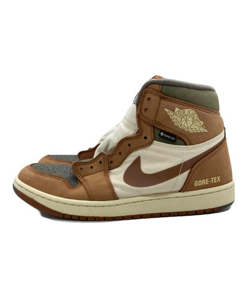 NIKE（ナイキ）NIKE (ナイキ) Air Jordan 1 Element GORE-TEX ブラウン×カーキ サイズ:27.5cmの古着・服飾アイテム