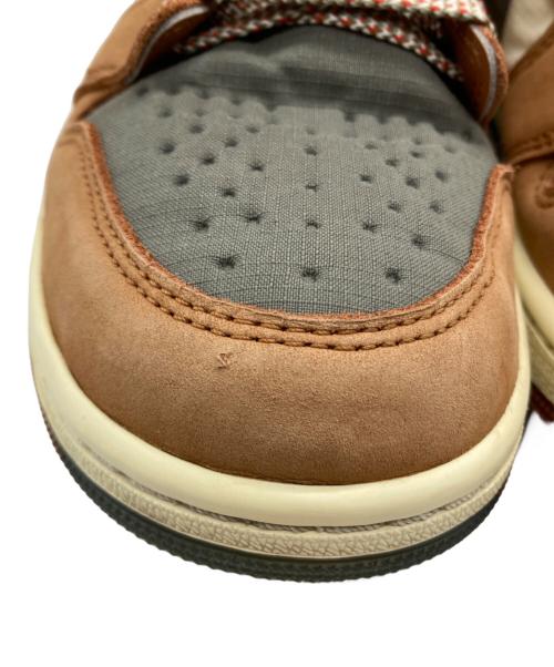 NIKE（ナイキ）NIKE (ナイキ) Air Jordan 1 Element GORE-TEX ブラウン×カーキ サイズ:27.5cmの古着・服飾アイテム