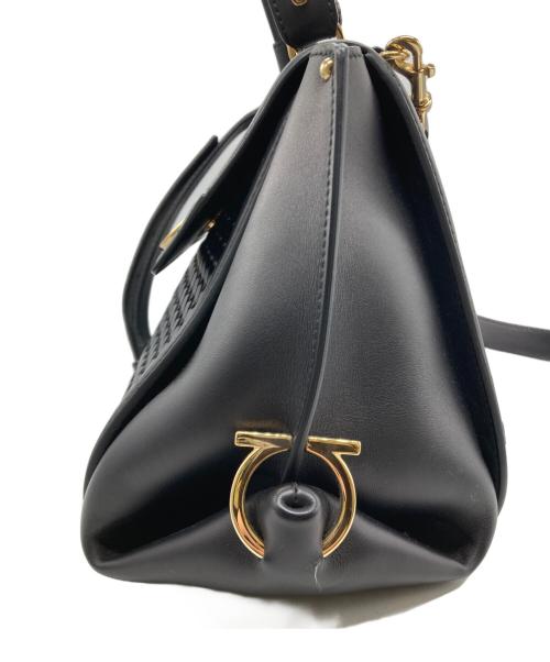Salvatore Ferragamo（サルヴァトーレ フェラガモ）Salvatore Ferragamo (サルヴァトーレ フェラガモ) ハンドバッグ ブラックの古着・服飾アイテム