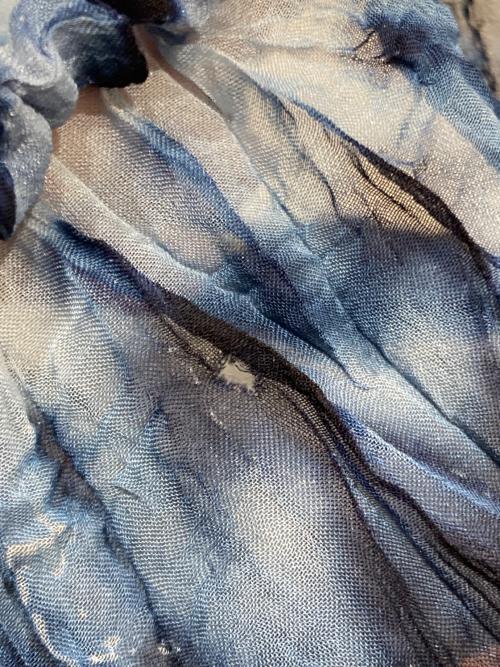 ISSEY MIYAKE me（イッセイ ミヤケ ミー）ISSEY MIYAKE ME (イッセイ ミヤケ ミー) ノースリーブワンピース ブルー サイズ:不明の古着・服飾アイテム