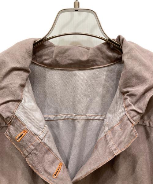 ISSEY MIYAKE me（イッセイ ミヤケ ミー）ISSEY MIYAKE ME (イッセイ ミヤケ ミー) カリフラワー切替ジャケット ベージュ サイズ:SIZE Freeの古着・服飾アイテム