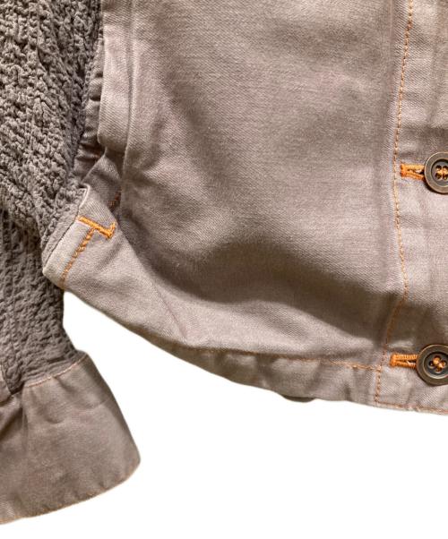ISSEY MIYAKE me（イッセイ ミヤケ ミー）ISSEY MIYAKE ME (イッセイ ミヤケ ミー) カリフラワー切替ジャケット ベージュ サイズ:SIZE Freeの古着・服飾アイテム