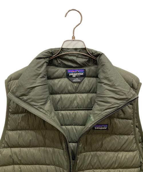 Patagonia（パタゴニア）Patagonia (パタゴニア) ダウンベスト カーキ サイズ:SIZE Lの古着・服飾アイテム