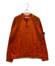 STONE ISLAND（ストーンアイランド）の古着「04AW ハーフジップスウェット」｜オレンジ