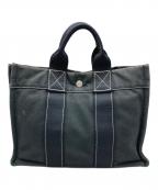 HERMESエルメス）の古着「ドーヴィルPM トートバッグ」｜ブラック