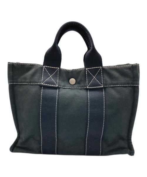 HERMES（エルメス）HERMES (エルメス) ドーヴィルPM トートバッグ ブラックの古着・服飾アイテム