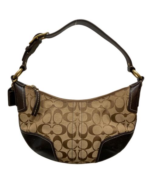 COACH（コーチ）COACH (コーチ) ハンドバッグ ブラウンの古着・服飾アイテム