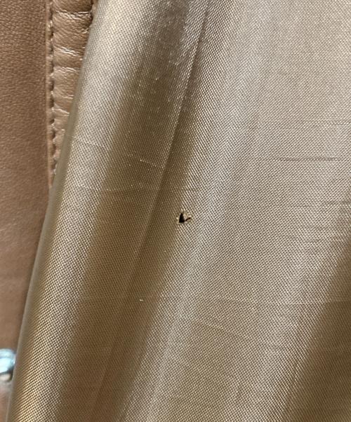 BALMAIN（バルマン）BALMAIN (バルマン) ラムレザージャケット ブラウン サイズ:SIZE Lの古着・服飾アイテム