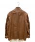 BALMAIN (バルマン) ラムレザージャケット ブラウン サイズ:SIZE L：15000円