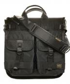 PORTERポーター）の古着「HELMET TOTE BAG」｜ブラック