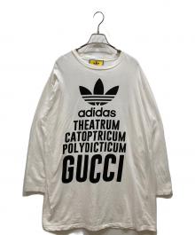 GUCCI×adidas（グッチ×アディダス）の古着「カットソーワンピース」｜ホワイト