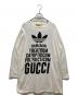 GUCCI（グッチ）の古着「カットソーワンピース」｜ホワイト