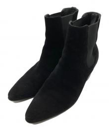 CELINE（セリーヌ）の古着「JACNO BOOTS サイドゴアブーツ」｜ブラック