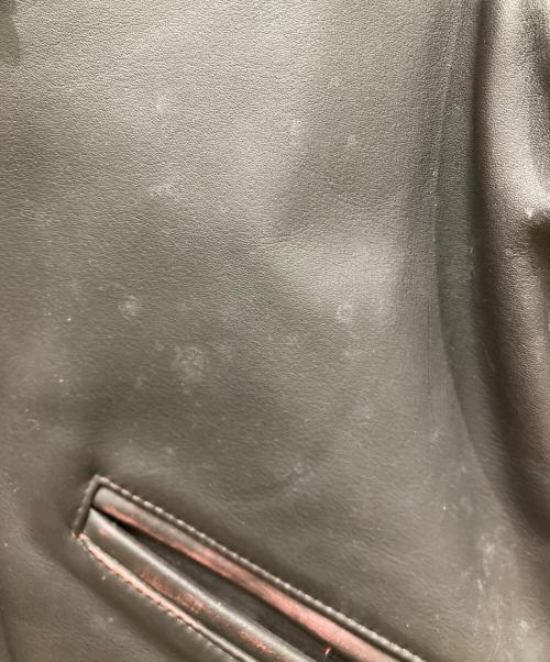 HARLEY-DAVIDSON（ハーレーダビッドソン）HARLEY-DAVIDSON (ハーレーダビッドソン) 背面エンボスレザージャケット ブラウン サイズ:SIZE Lの古着・服飾アイテム