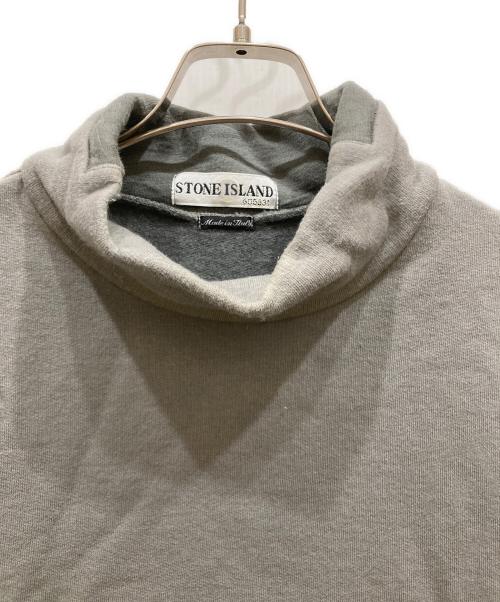 STONE ISLAND（ストーンアイランド）STONE ISLAND (ストーンアイランド) 01AW ハイネックスウェット グレー サイズ:SIZE Mの古着・服飾アイテム