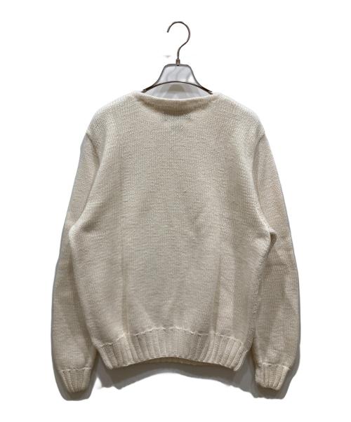 POLO RALPH LAUREN（ポロ・ラルフローレン）POLO RALPH LAUREN (ポロ・ラルフローレン) コットンニット ホワイト サイズ:SIZE Lの古着・服飾アイテム