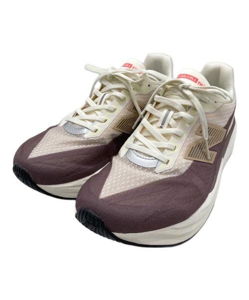 NEW BALANCE（ニューバランス）NEW BALANCE (ニューバランス) ローカットスニーカー　FuelCell Rebel ホワイト×ブラウン サイズ:SIZE 27.5cmの古着・服飾アイテム