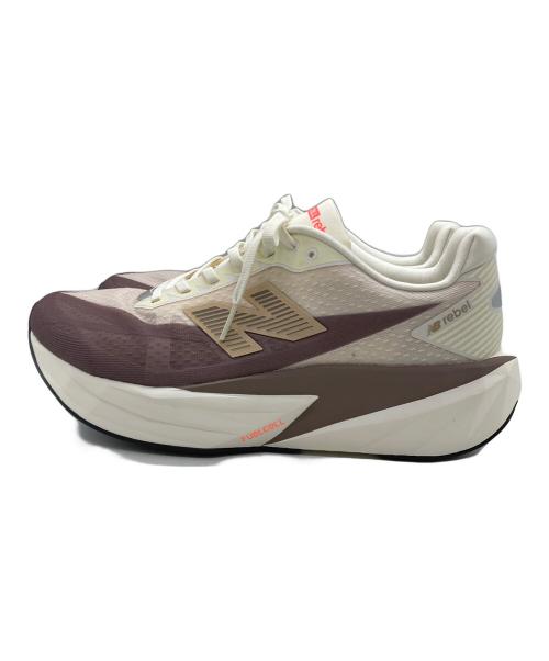 NEW BALANCE（ニューバランス）NEW BALANCE (ニューバランス) ローカットスニーカー　FuelCell Rebel ホワイト×ブラウン サイズ:SIZE 27.5cmの古着・服飾アイテム