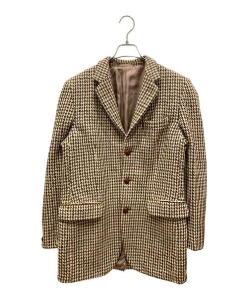 DUNN & CO（ダンアンドカンパニー）dunn & co (ダンアンドカンパニー) Harris Tweed (ハリスツイード) テーラードジャケット ベージュ サイズ:不明の古着・服飾アイテム