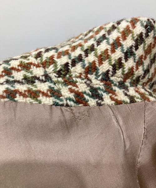 DUNN & CO（ダンアンドカンパニー）dunn & co (ダンアンドカンパニー) Harris Tweed (ハリスツイード) テーラードジャケット ベージュ サイズ:不明の古着・服飾アイテム