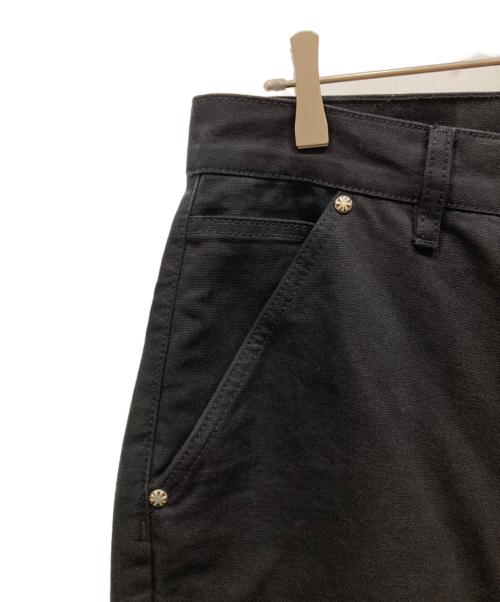 LOSTSHDWS（ロストシャドーズ）LOSTSHDWS (ロストシャドーズ) プリントフレアデニムパンツ ブラック サイズ:SIZE 86cm (W34)の古着・服飾アイテム