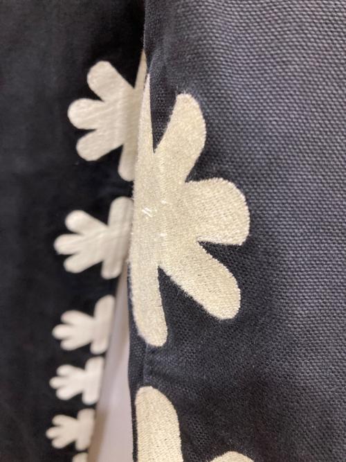 LOSTSHDWS（ロストシャドーズ）LOSTSHDWS (ロストシャドーズ) プリントフレアデニムパンツ ブラック サイズ:SIZE 86cm (W34)の古着・服飾アイテム