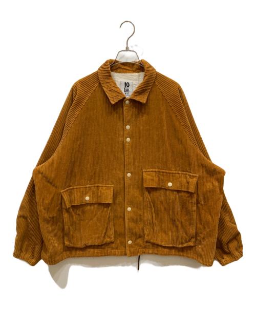 TENBOX（テンボックス）TENBOX (テンボックス) コーデュロイジャケット ブラウン サイズ:SIZE XLの古着・服飾アイテム