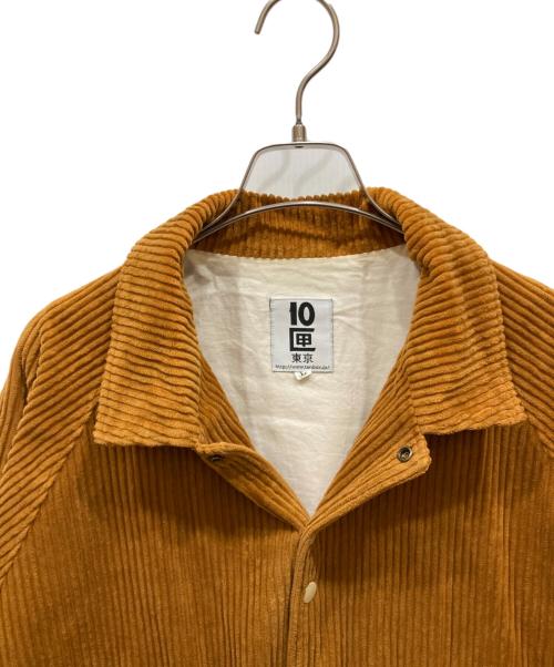 TENBOX（テンボックス）TENBOX (テンボックス) コーデュロイジャケット ブラウン サイズ:SIZE XLの古着・服飾アイテム