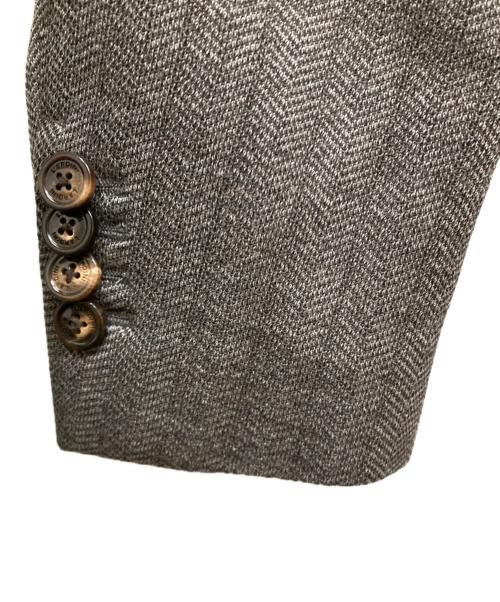 LARDINI（ラルディーニ）LARDINI (ラルディーニ) ウールナイロンハニカムニットジャージ2Bジャケット グレー サイズ:SIZE 48の古着・服飾アイテム