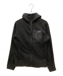 Patagonia（パタゴニア）の古着「R1 AIR FULL ZIP HOODY」｜ブラック