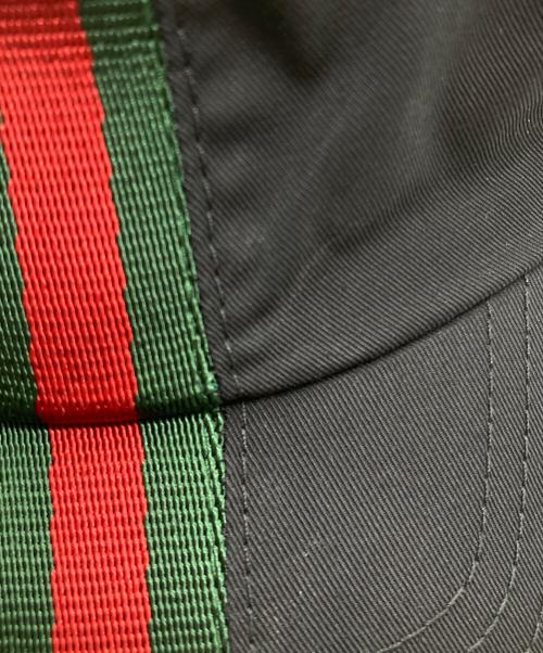 GUCCI（グッチ）GUCCI (グッチ) コットン ベースボールキャップ ブラック サイズ:SIZE Lの古着・服飾アイテム