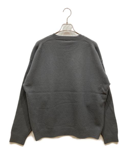 AURALEE（オーラリー）AURALEE (オーラリー) FELTED WOOL KNIT P/O グレー サイズ:SIZE 4の古着・服飾アイテム
