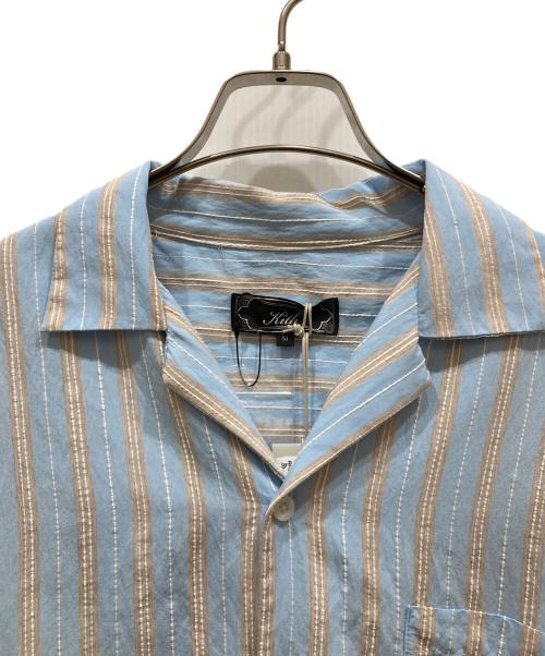 KITH（キス）KITH (キス) ストライプシャツ ブルー サイズ:SIZE Mの古着・服飾アイテム