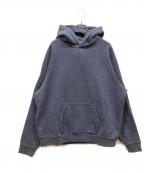 KITHキス）の古着「101 Sueded Fleece Wilder Hoodie」｜ネイビー