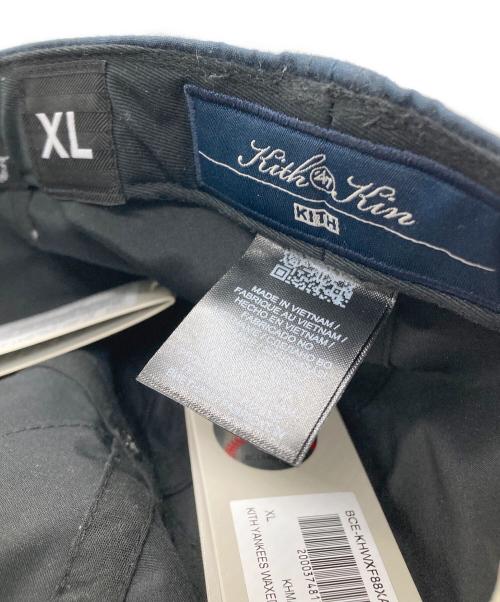 KITH（キス）KITH (キス) New York Yankees Waxed Cotton Franchise LS Cap ネイビー サイズ:XLの古着・服飾アイテム