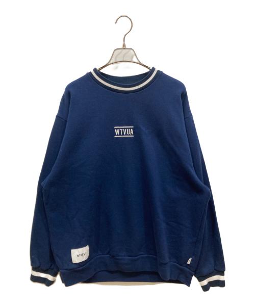 WTAPS（ダブルタップス）WTAPS (ダブルタップス) クルーネックスウェット ネイビー サイズ:SIZE X02の古着・服飾アイテム