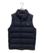LACOSTEラコステ）の古着「ピケダウンベスト」｜ネイビー
