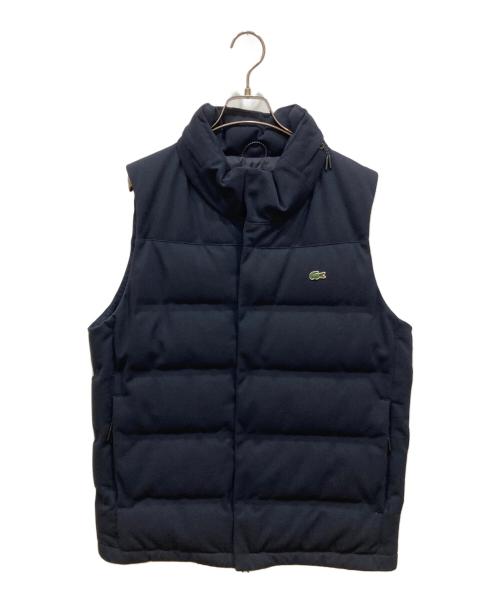 LACOSTE（ラコステ）LACOSTE (ラコステ) ピケダウンベスト ネイビー サイズ:SIZE Mの古着・服飾アイテム
