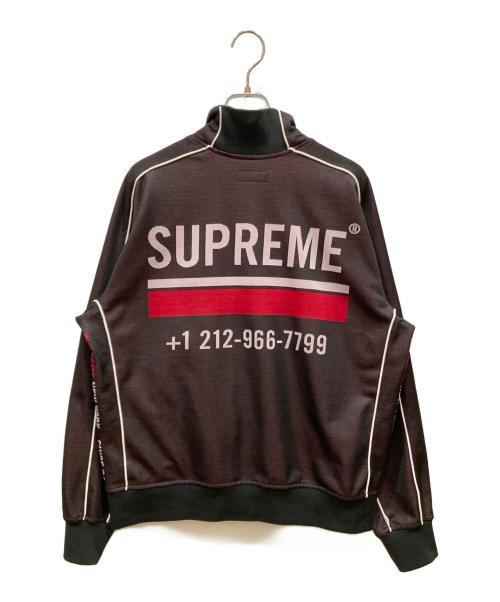 SUPREME（シュプリーム）Supreme (シュプリーム) World Famous Jacquard Track Jacket ブラック サイズ:Mの古着・服飾アイテム