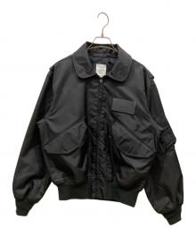 HOUSTON（ヒューストン）の古着「CWU-36P フライトジャケット」｜ブラック