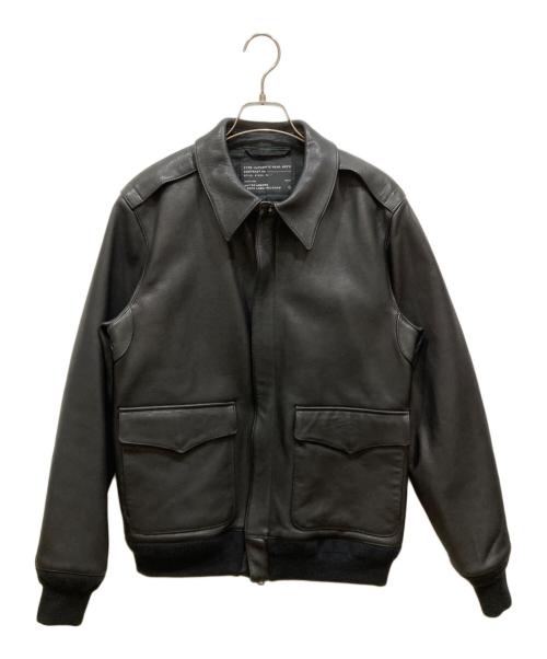 green label relaxing（グリーンレーベルリラクシング）green label relaxing (グリーンレーベルリラクシング) A-2レザージャケット ブラック サイズ:Ⅼの古着・服飾アイテム