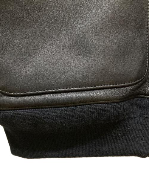 green label relaxing（グリーンレーベルリラクシング）green label relaxing (グリーンレーベルリラクシング) A-2レザージャケット ブラック サイズ:Ⅼの古着・服飾アイテム